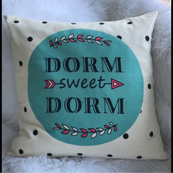 Dorm Sweet Dorm pillow (NWOT) - Picture 2 of 3